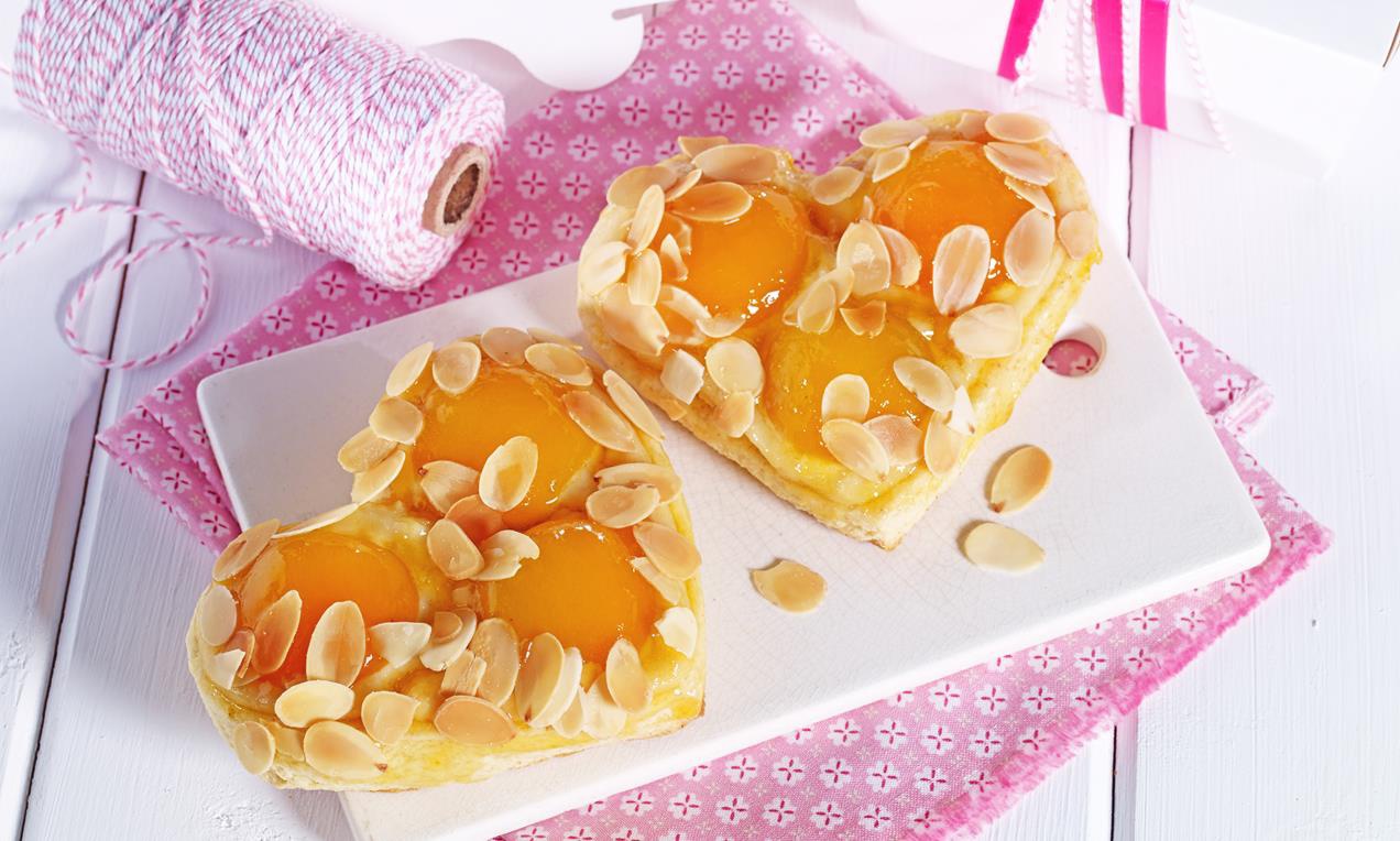 Barackos-mandulás szívek