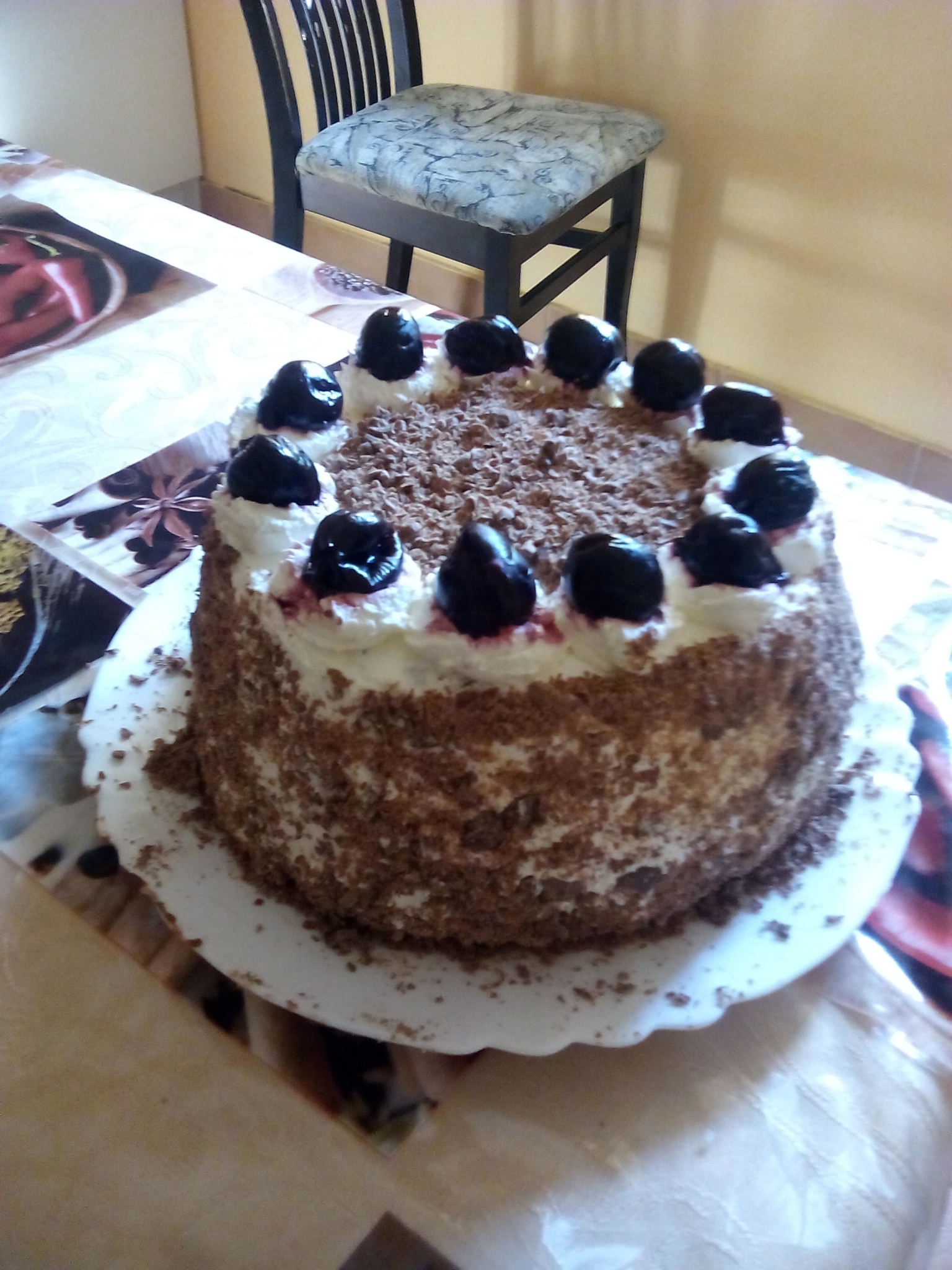 Diabetikus Feketeerdő torta