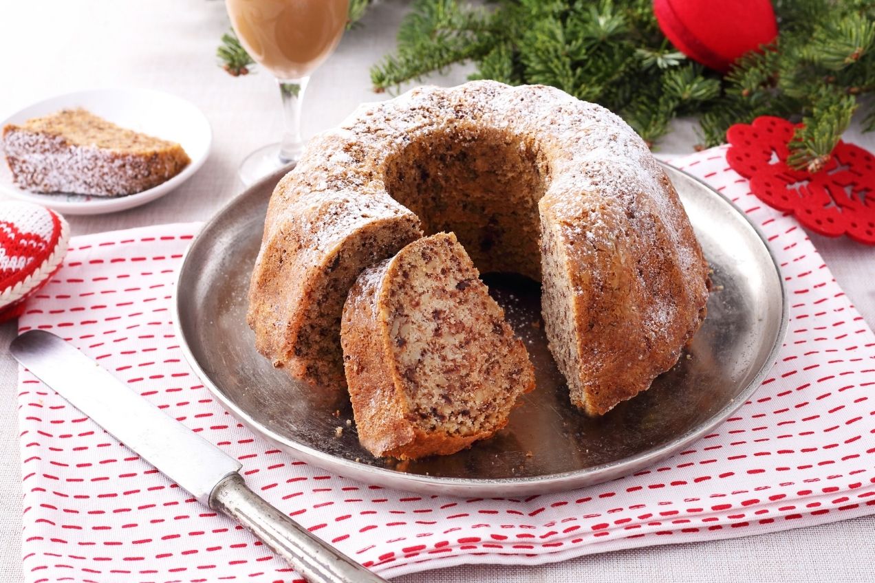 Diós kuglóf Baileys-zel