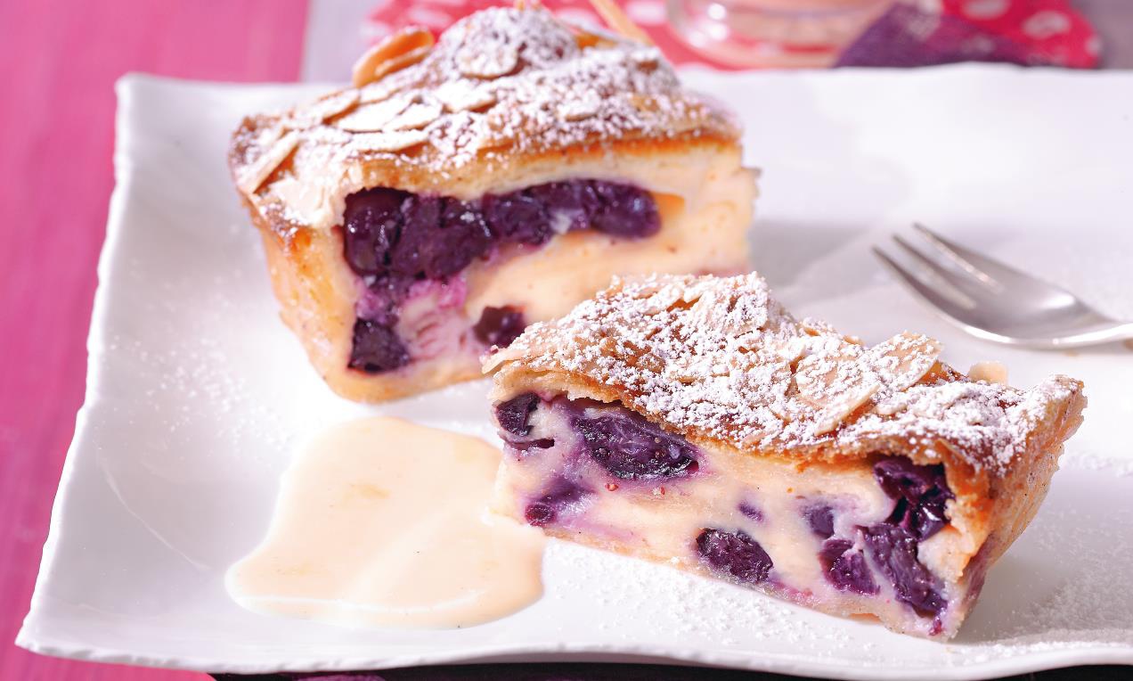 Áfonyás túrósrétes