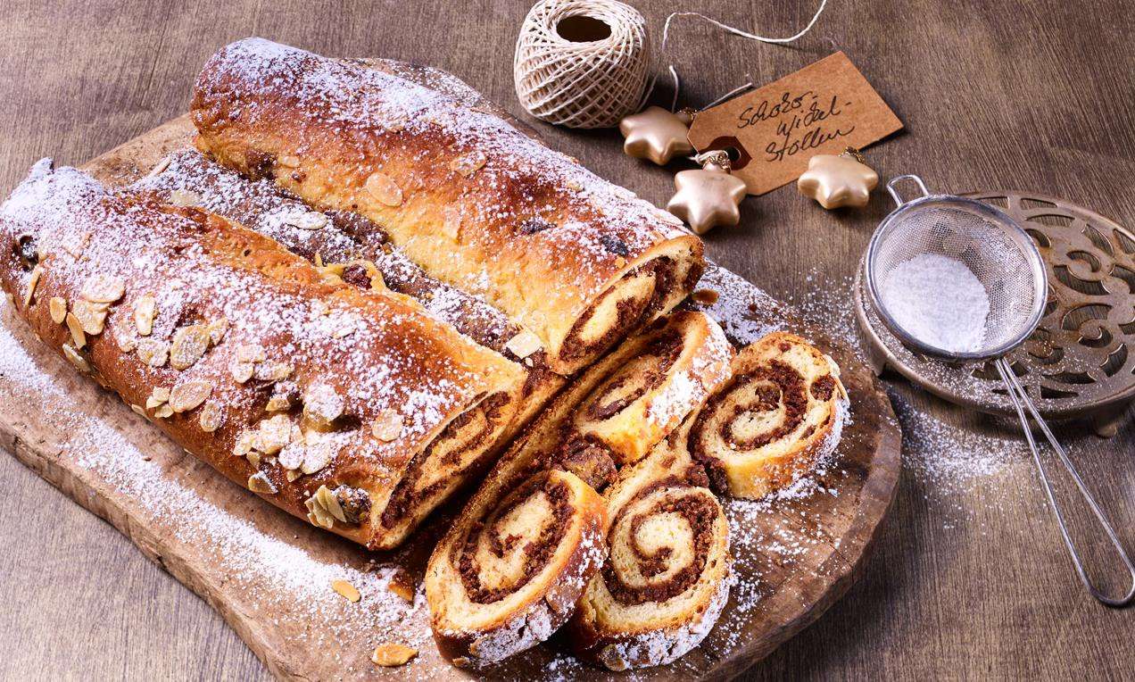 Csoki tekercs gyümölcskenyér módra