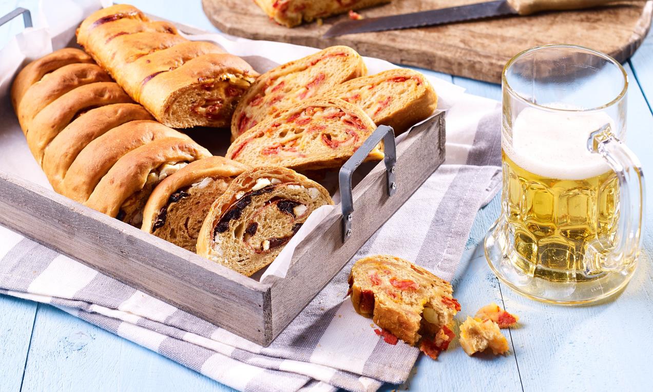 Sörkenyér két töltelékkel