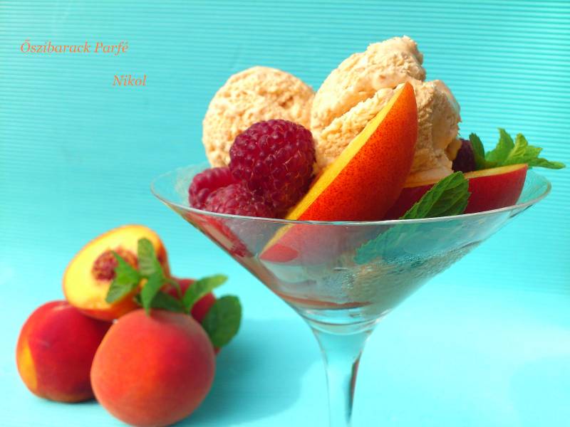Őszibarack  parfé