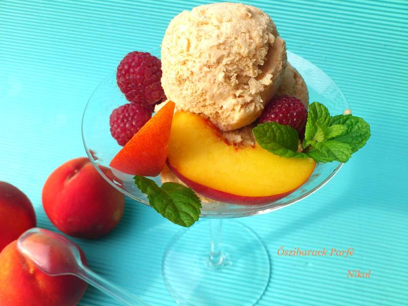 Őszibarack  parfé