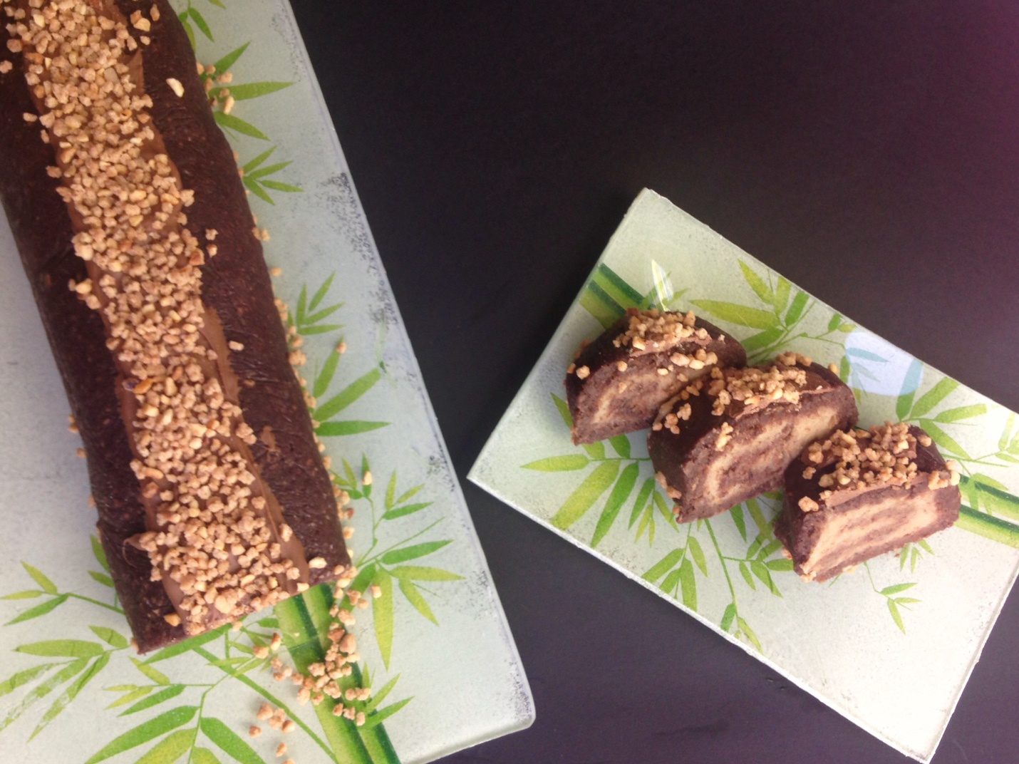 Mogyorós gesztenyetekercs -vegàn