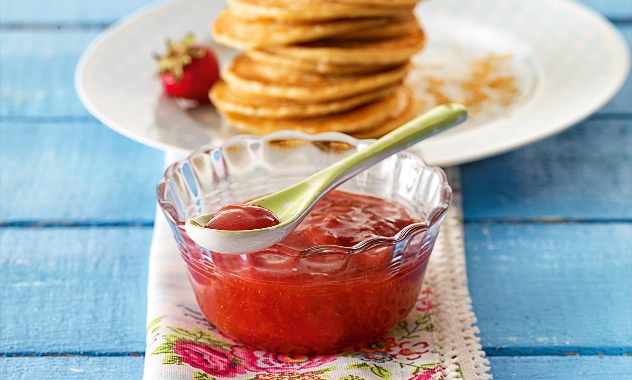 Krémes eper-banándzsem gyerekeknek