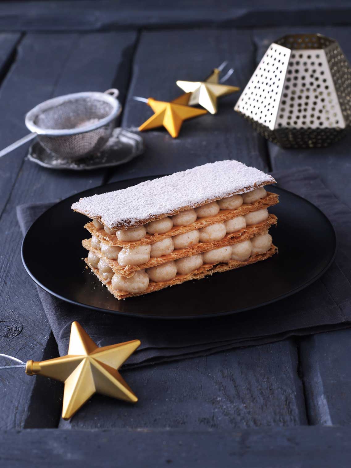 Fahéjkrémes mille feuille