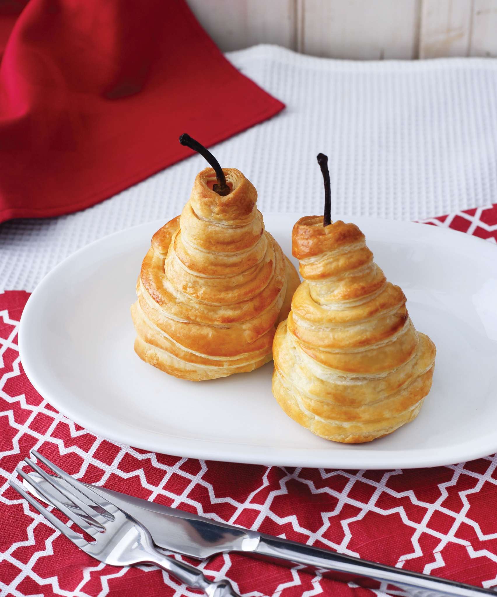 Fűszeres körte leveles tészta bundában