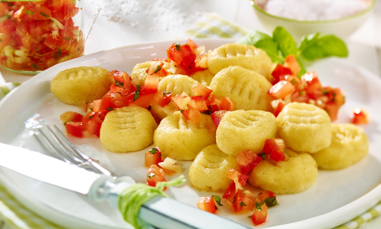 Gnocchi paradicsom-salsával