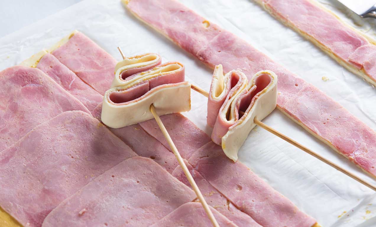 Karácsonyi sonkás nyárs