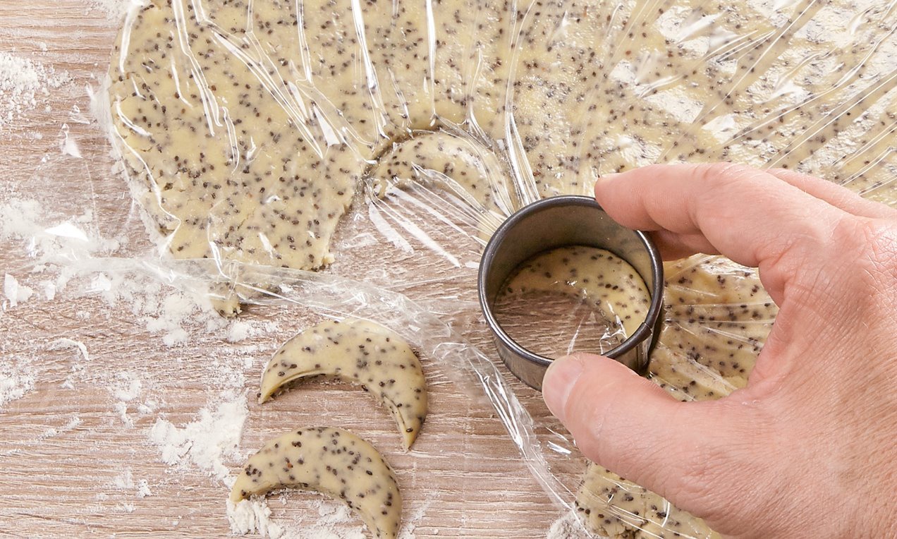 Chia-vaníliás kifli