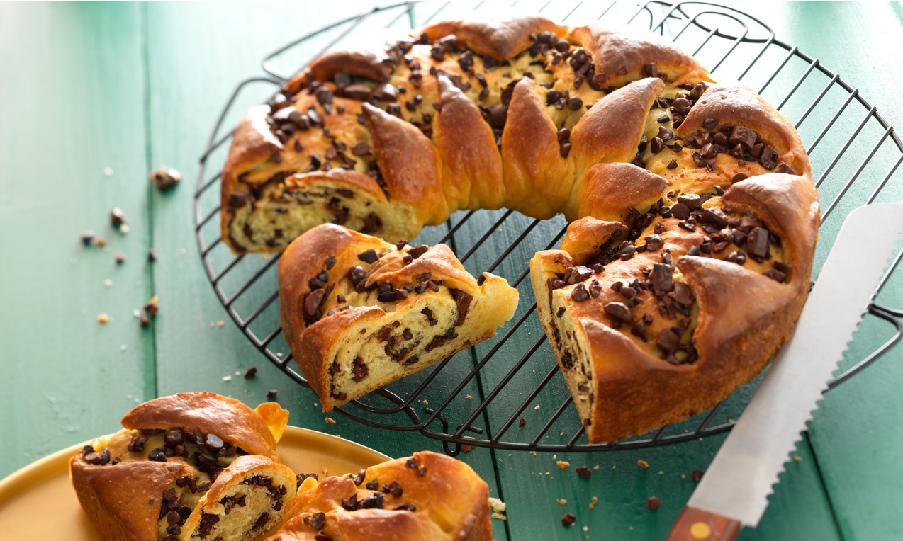 Csokoládés koszorú