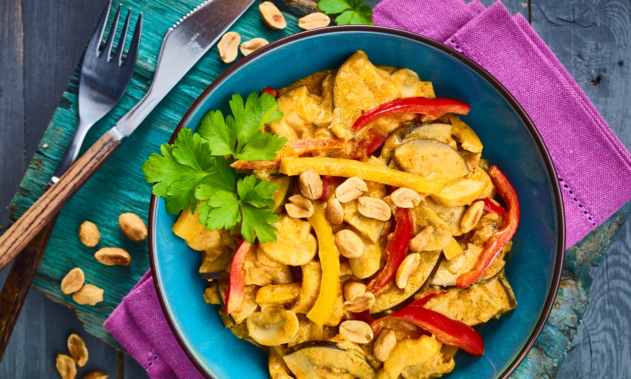 Vegán zöldségcurry