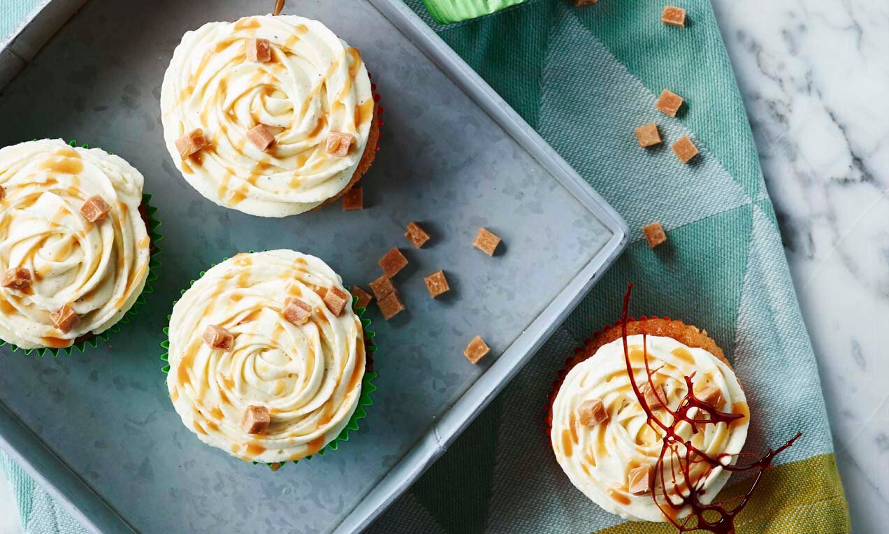 Banános-karamelles cupcake