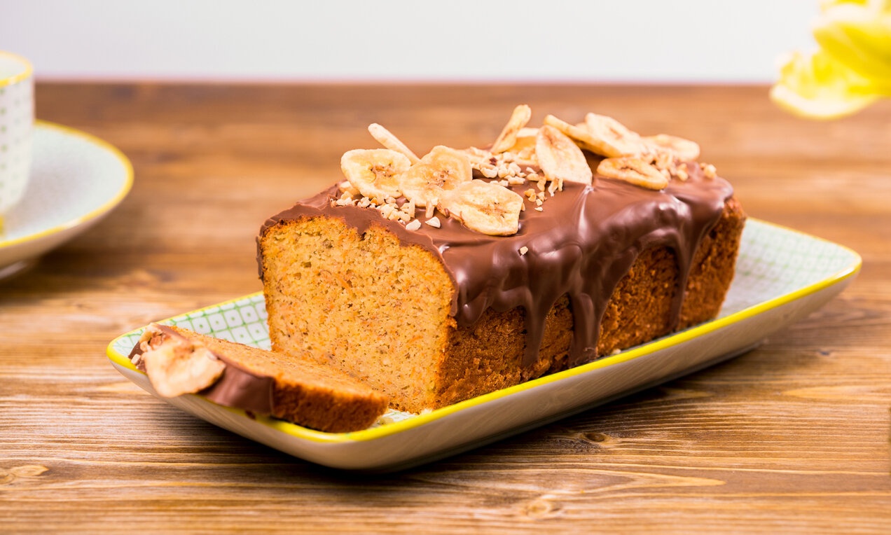 Sárgarépás banánkenyér