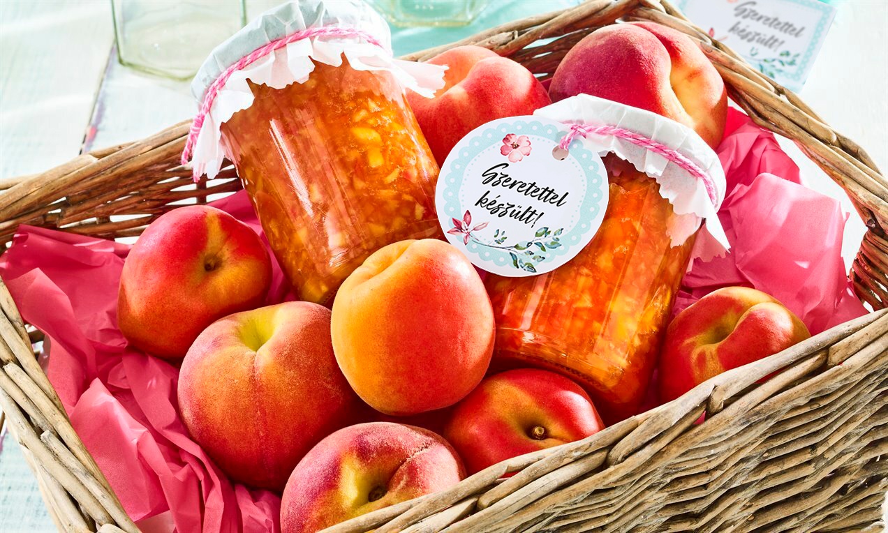 Őszibarack-kajszibarack dzsem