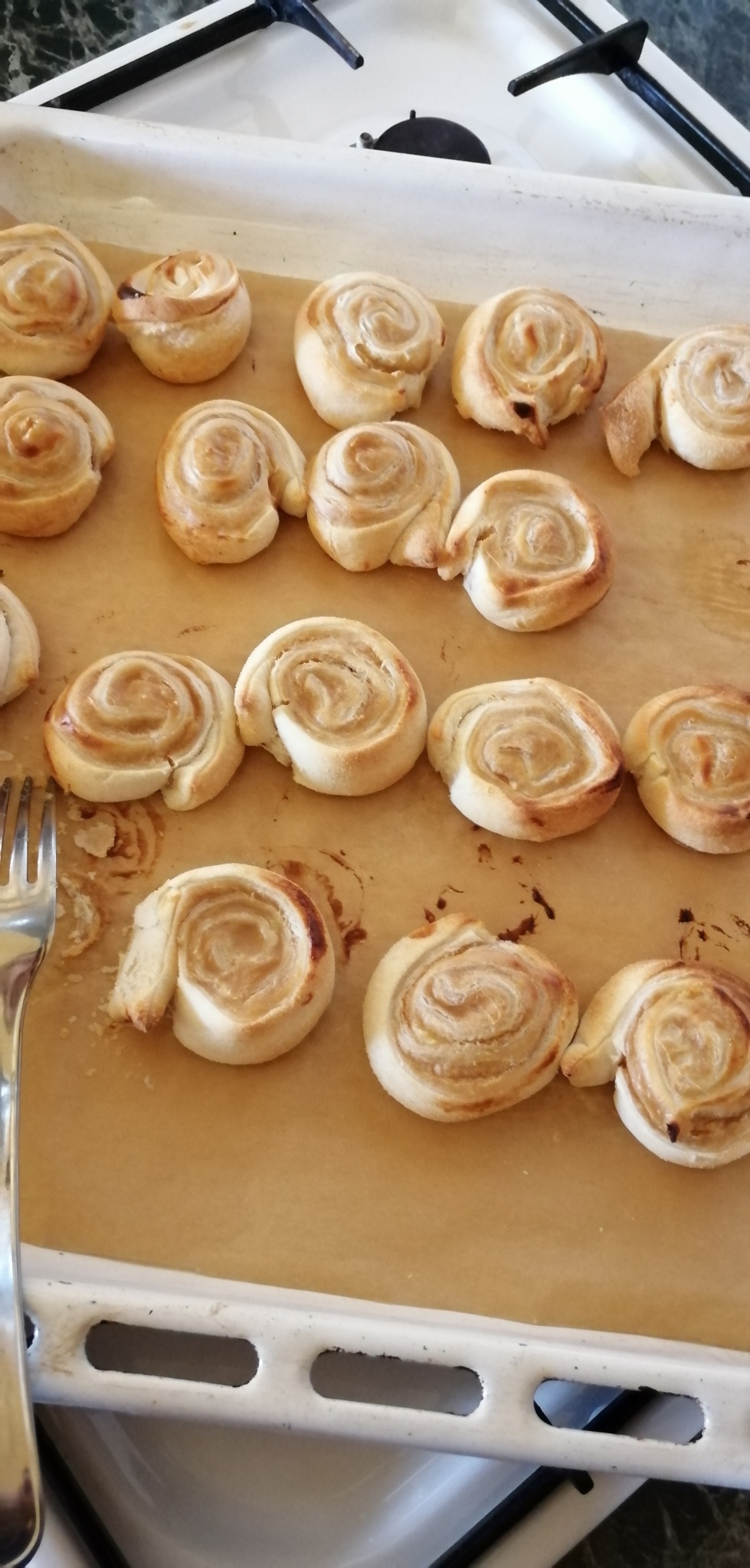 Vaníliás-tejcsokis csiguszok