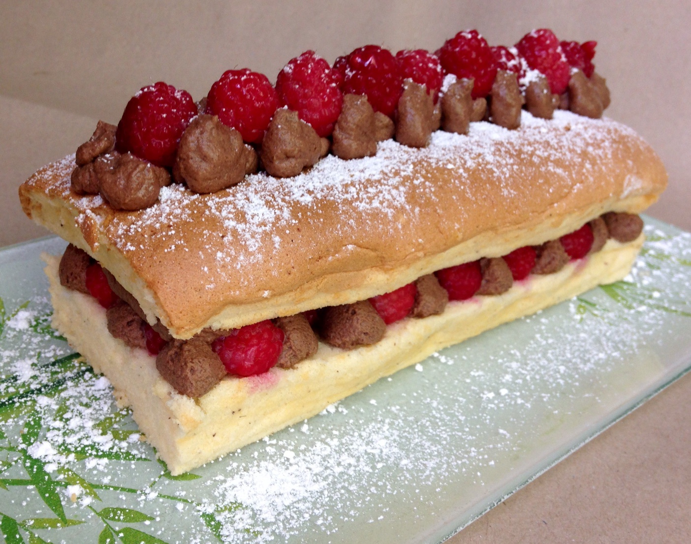 Csokis-màlnàs piskóta