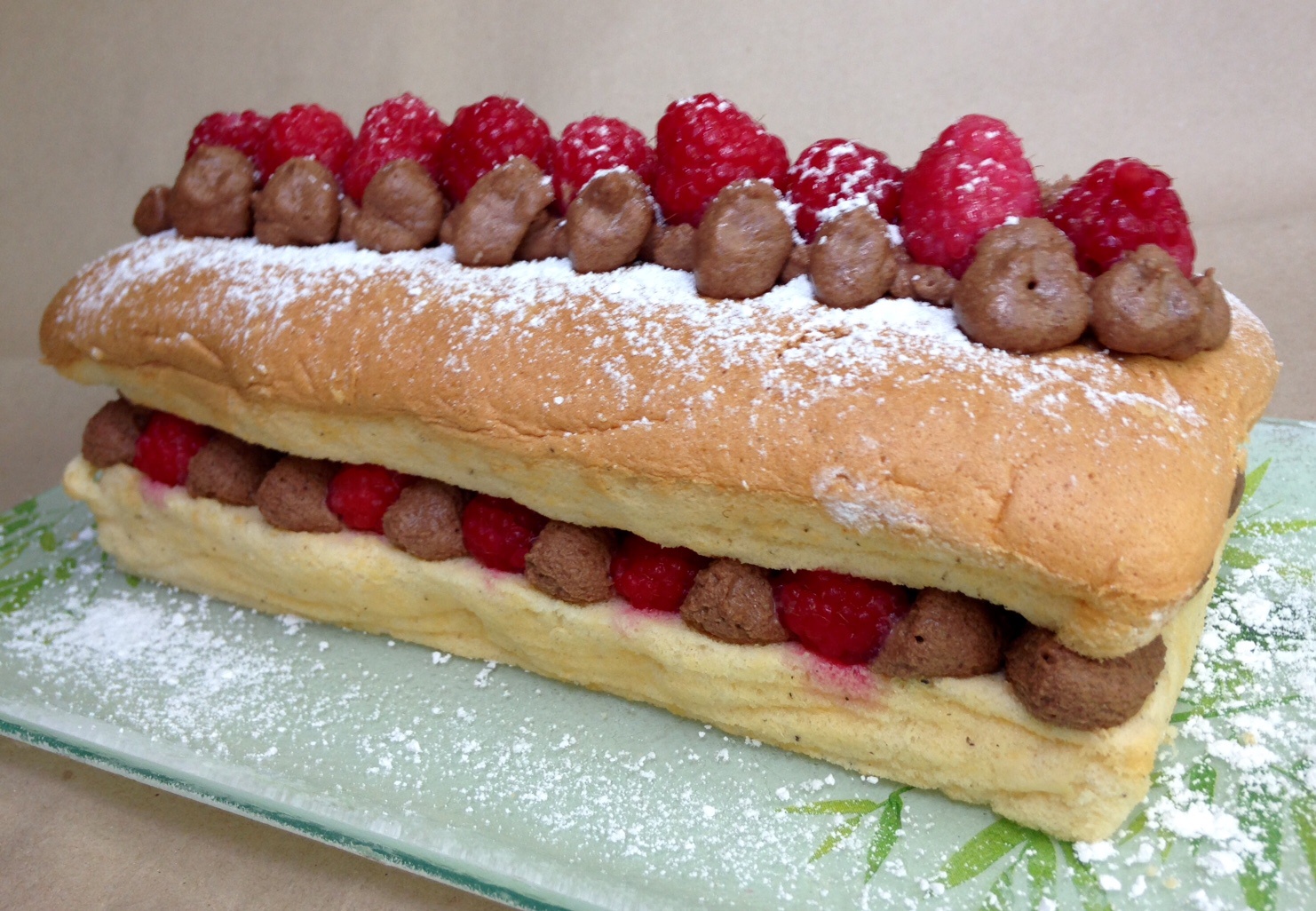 Csokis-màlnàs piskóta