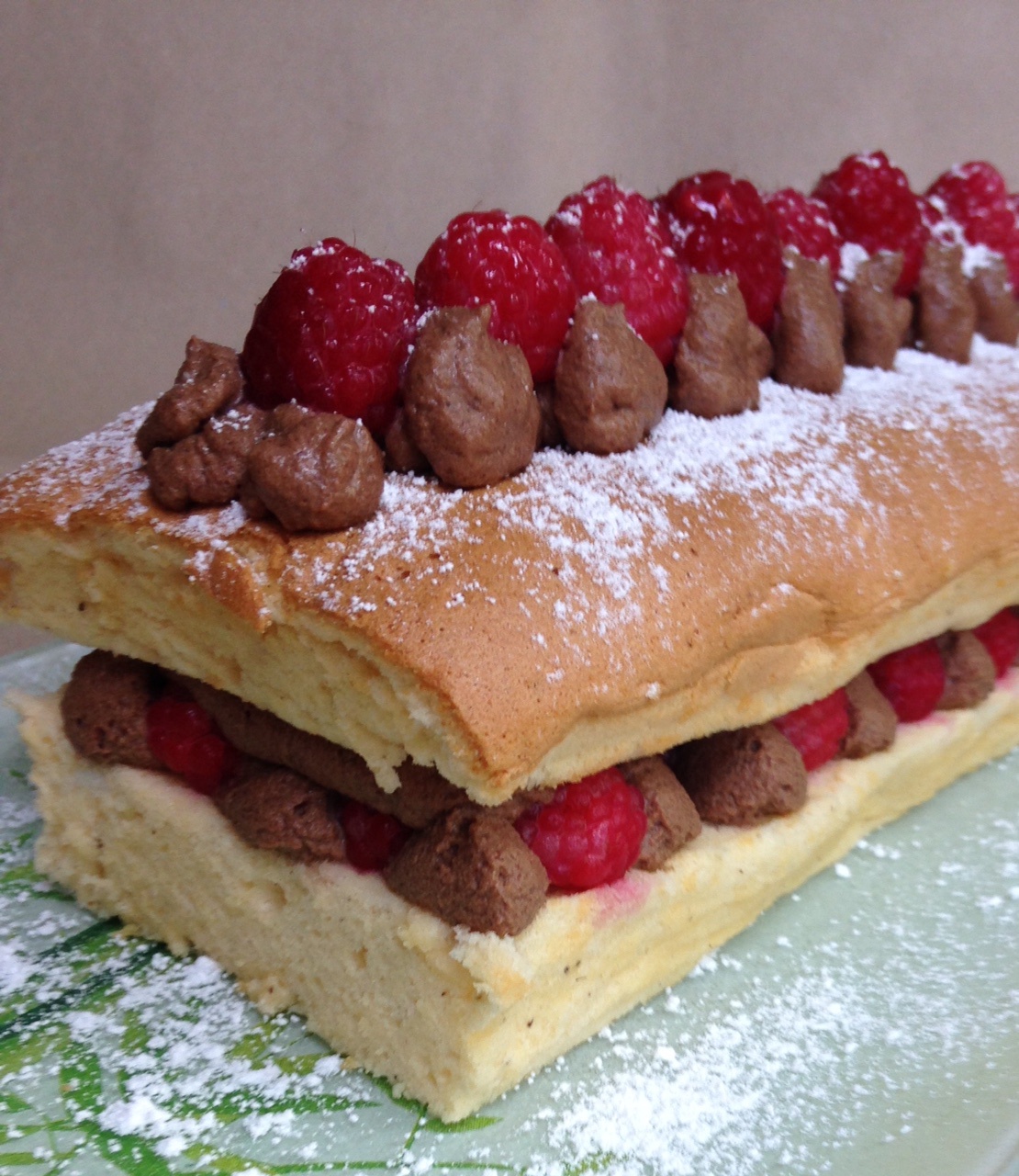 Csokis-màlnàs piskóta