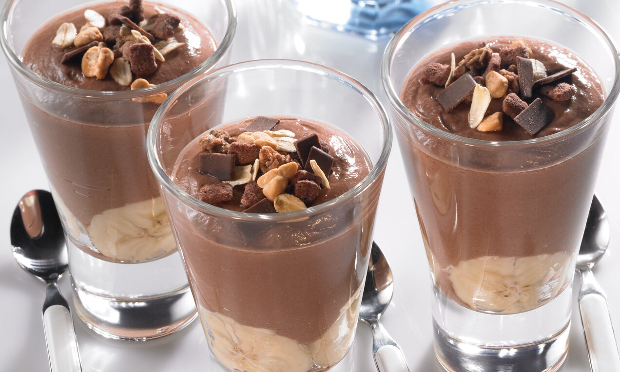 Csokoládés-banános desszert