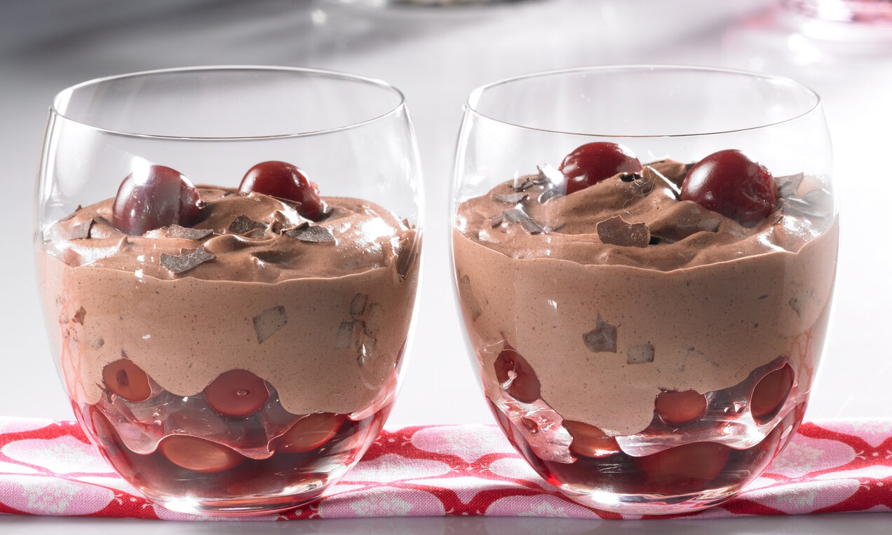 Csokoládés-meggyes desszert