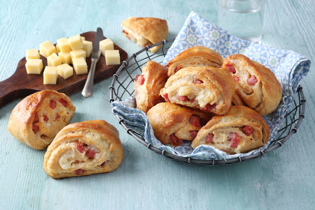 Sonkás-sajtos hajtovány