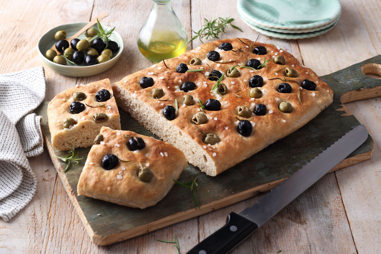 Mediterrán focaccia