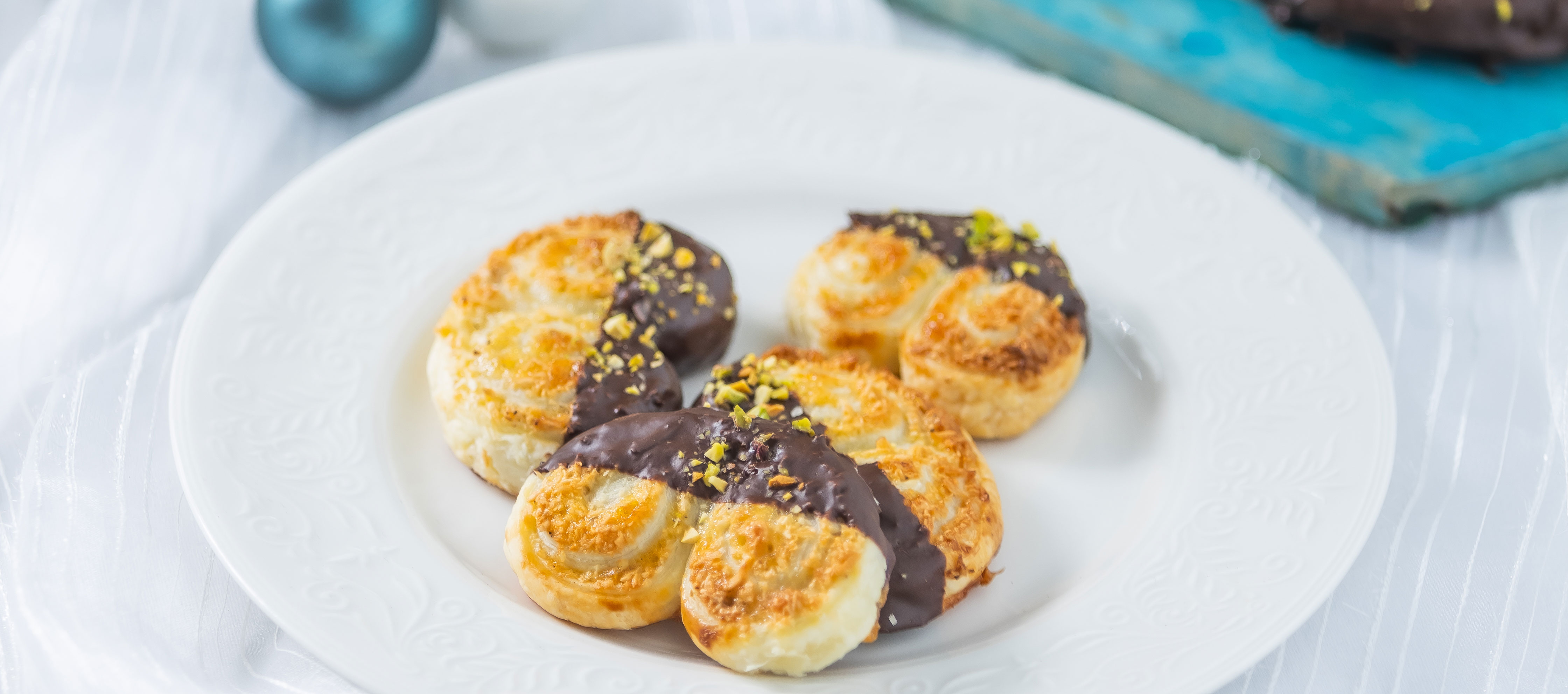 Kókuszos pálmalevelek