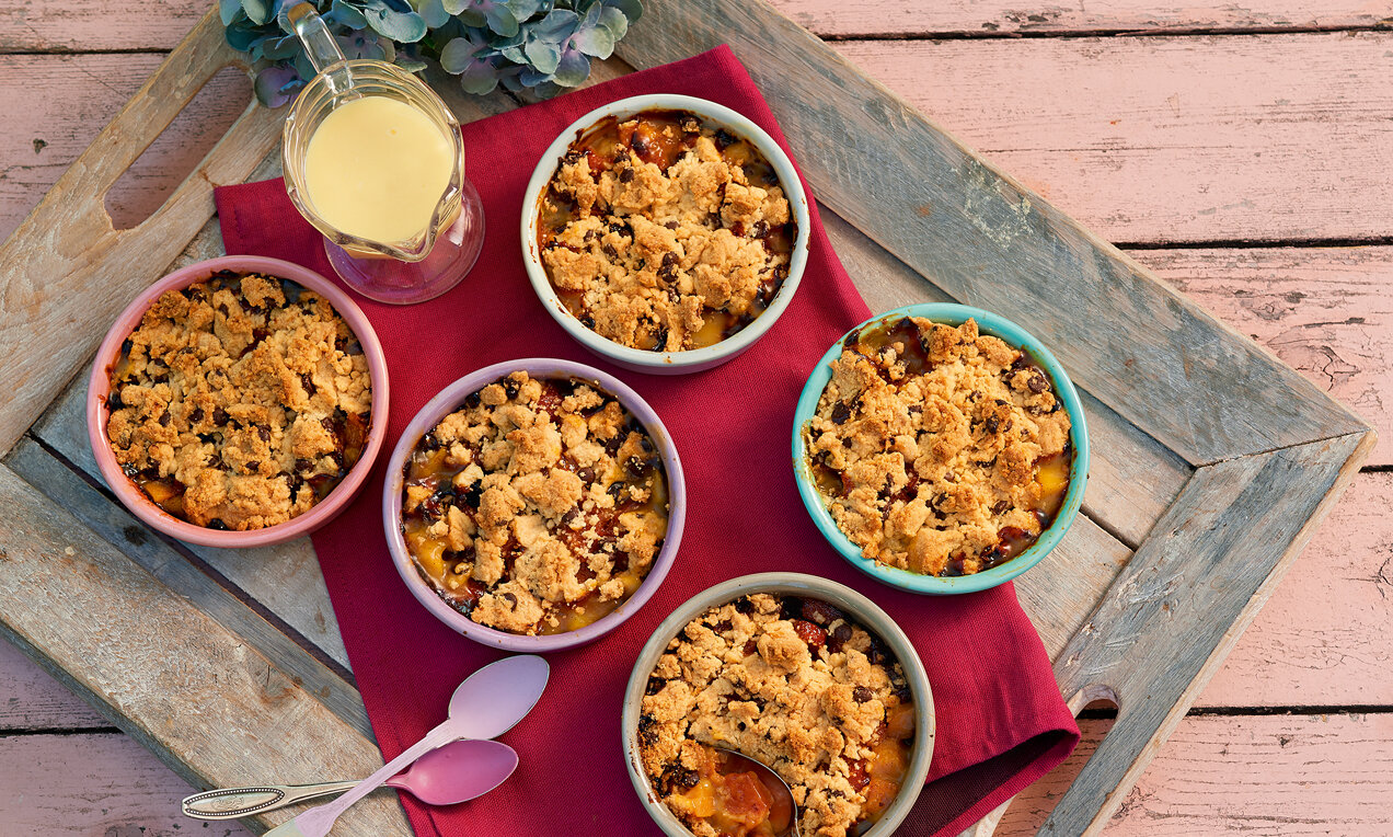 Gyümölcsös birsalma crumble