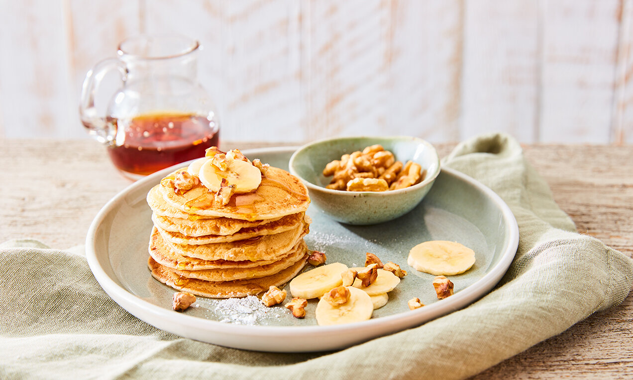 Vegán banános palacsinta