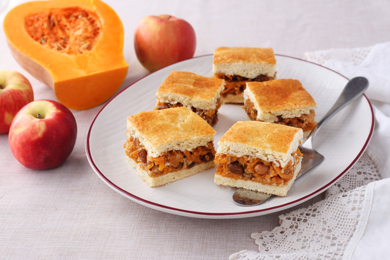 Almás-sütőtökös pite