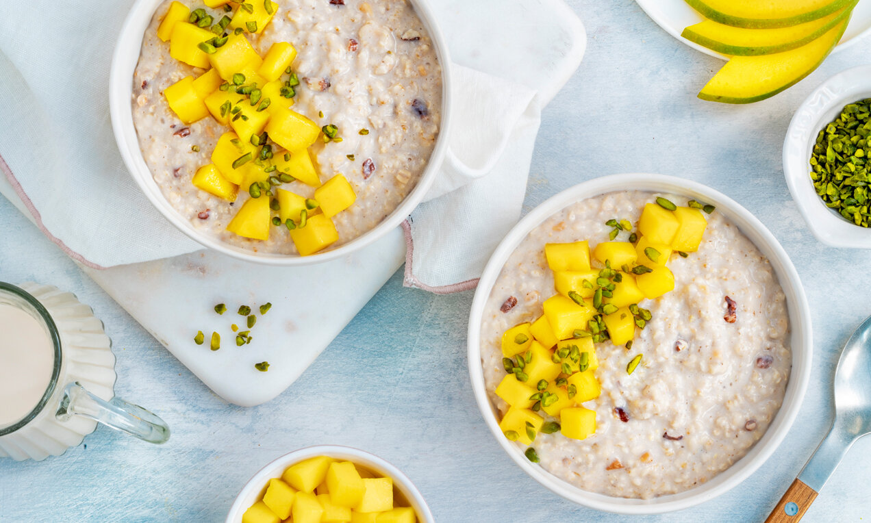 Másnapos zabkása mangóval