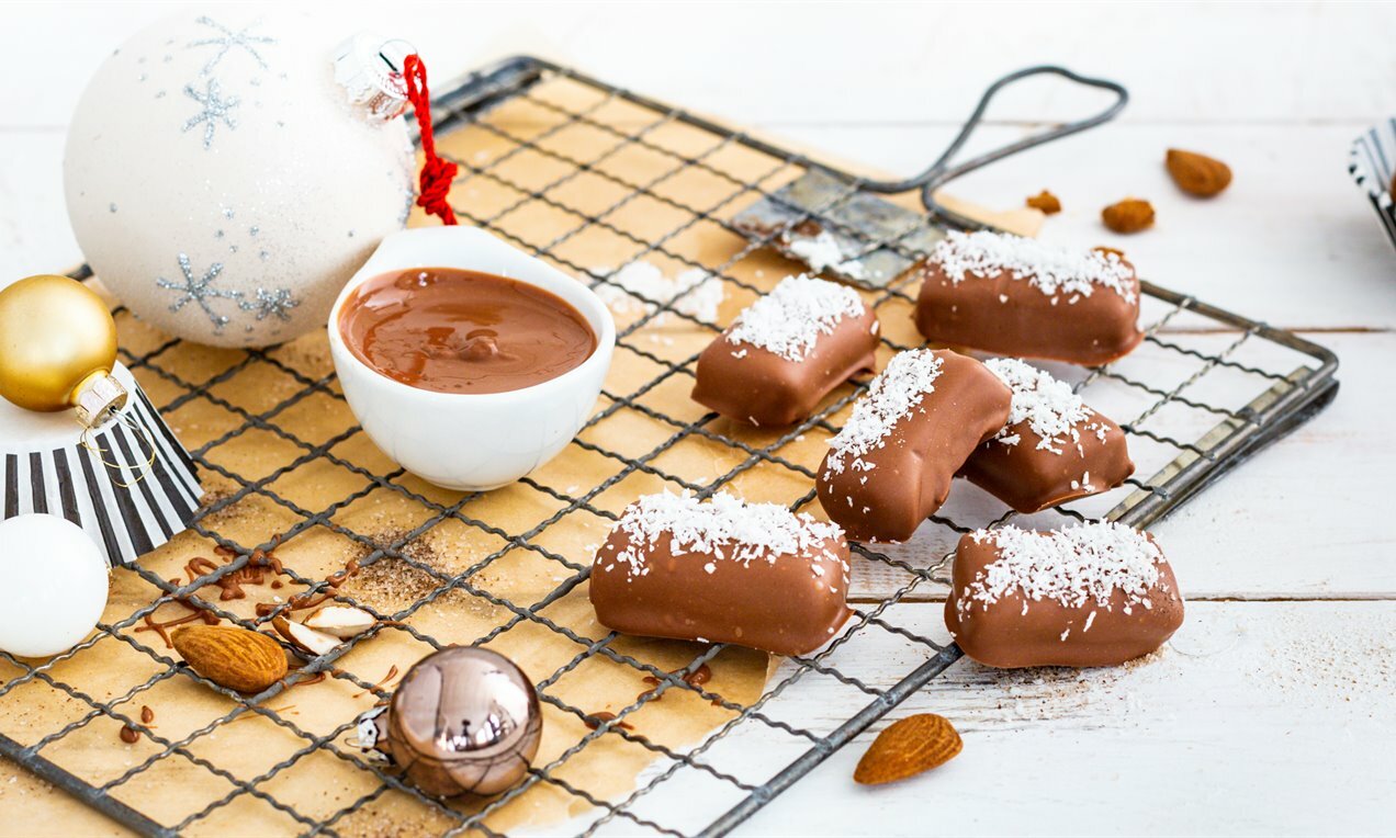 Ananászos-marcipános bonbon