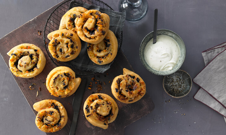 Őszi zöldséges fánk