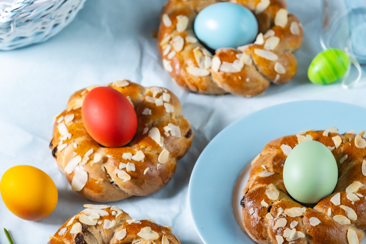 Kovászos kalácskoszorú