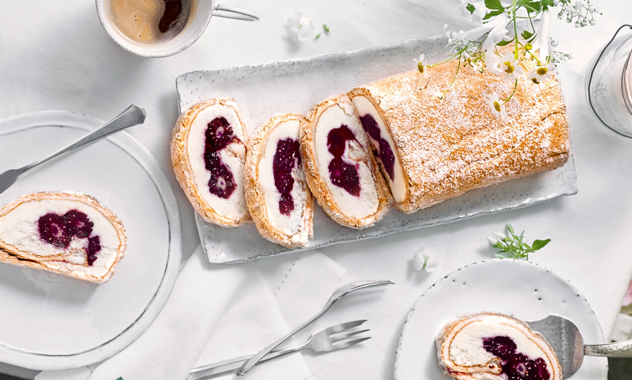 Szedres habcsóktekercs