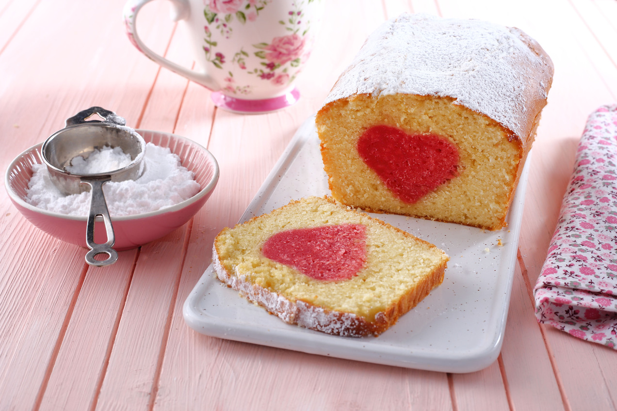 Szívecskés sütemény