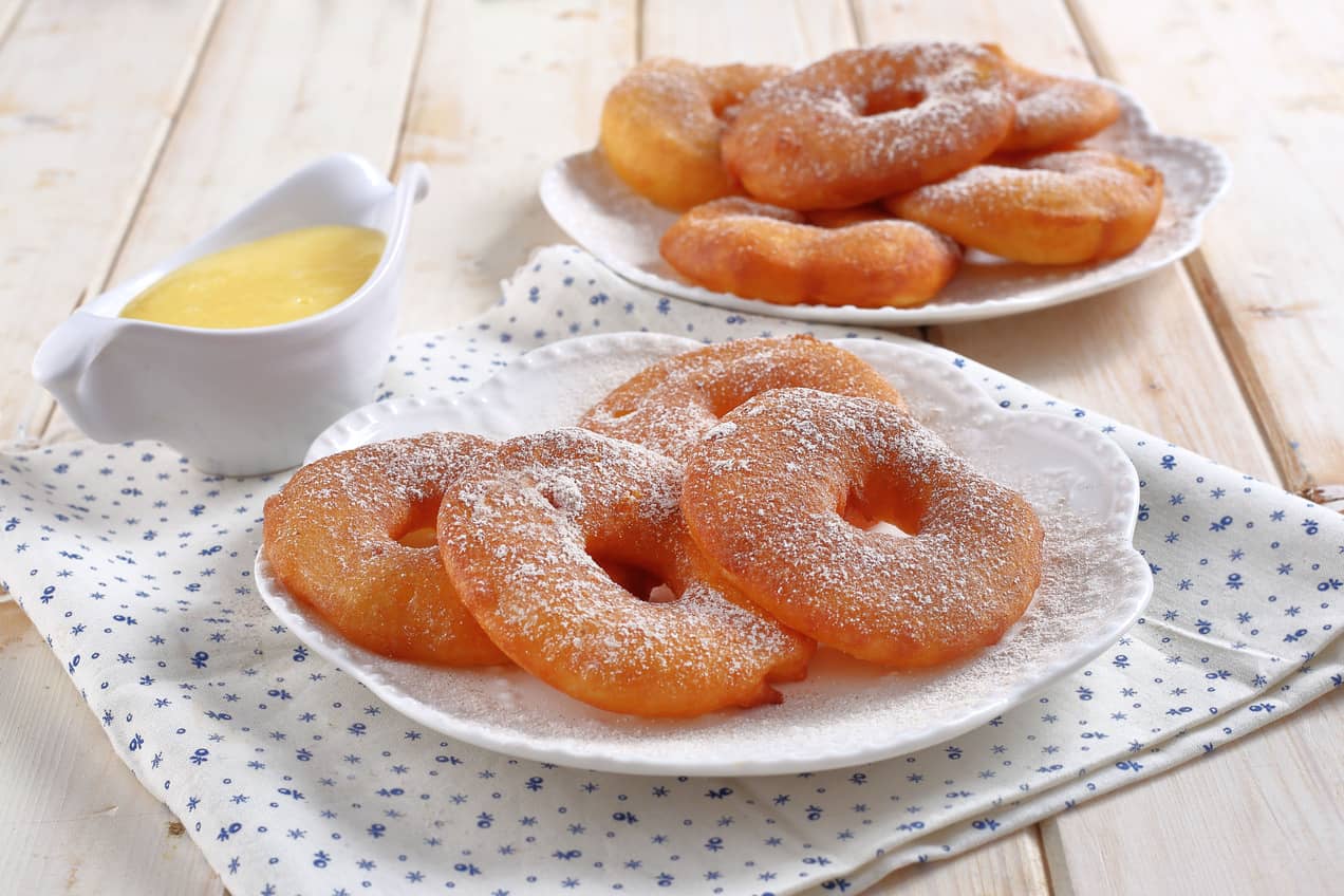 Palacsintabundás alma vaníliaöntettel