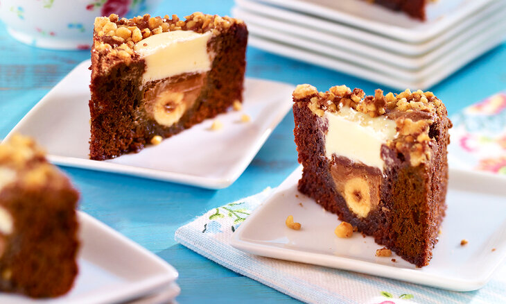 Édes brownie háromszögek