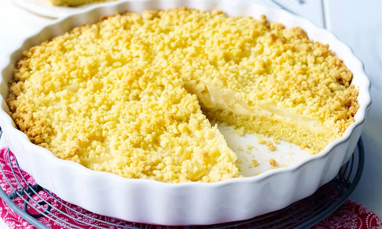 Körtés-marcipános pite