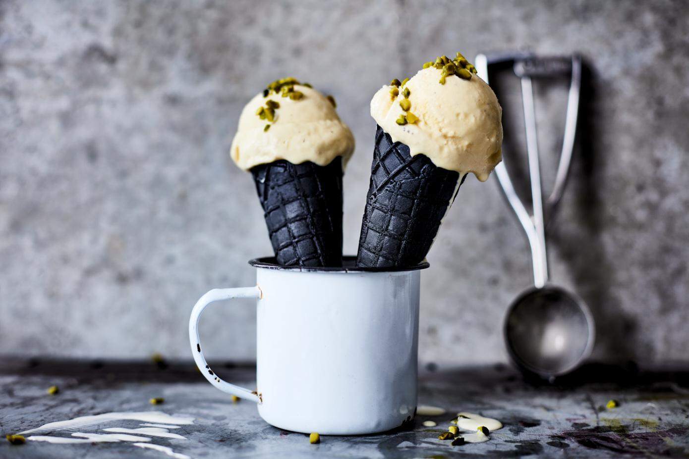 Saját készítésű vaníliafagylalt