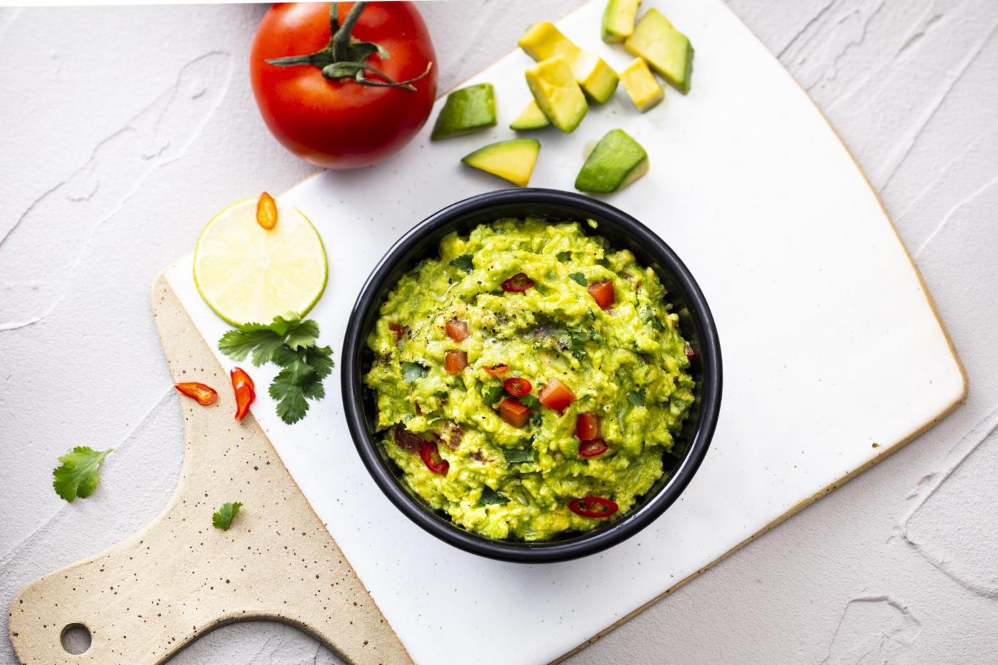 Avokádós mártogatós (Guacamole)