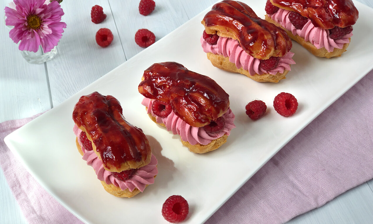 Málnás Ekler fánk