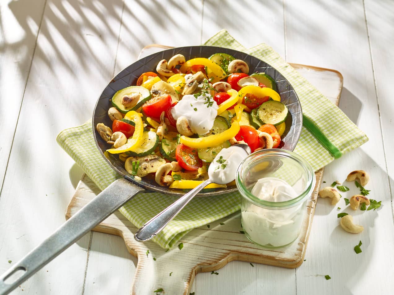 Vegán serpenyős zöldség