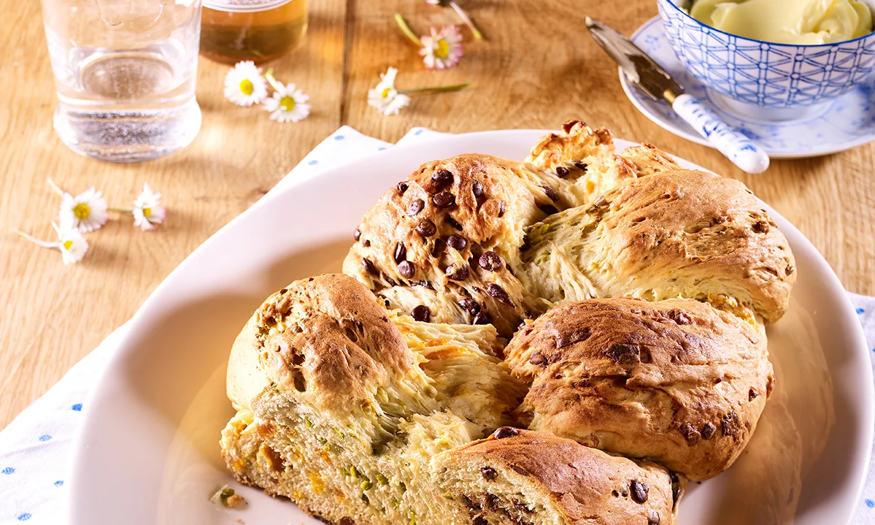 Színes fonott kalács