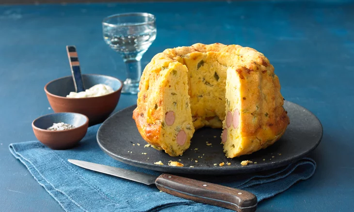 Csípős hot-dog-kuglóf