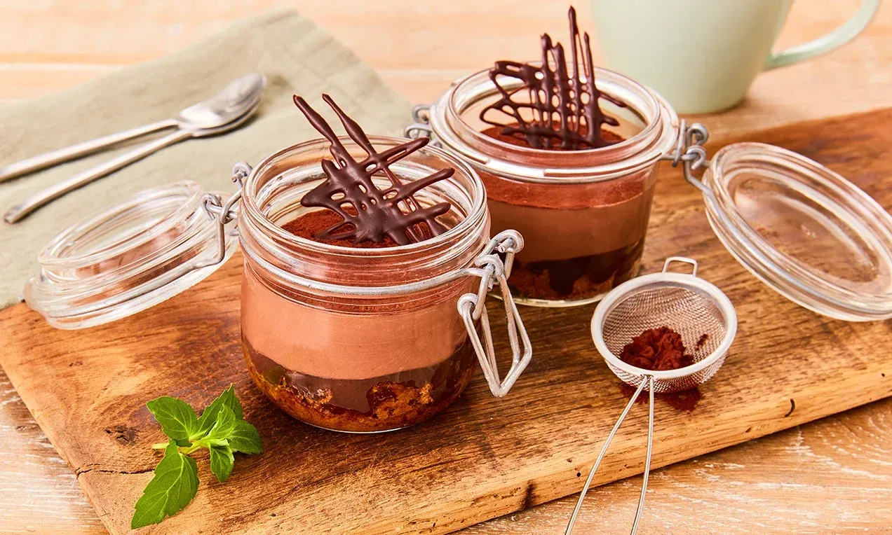Vegán csokoládé tiramisu