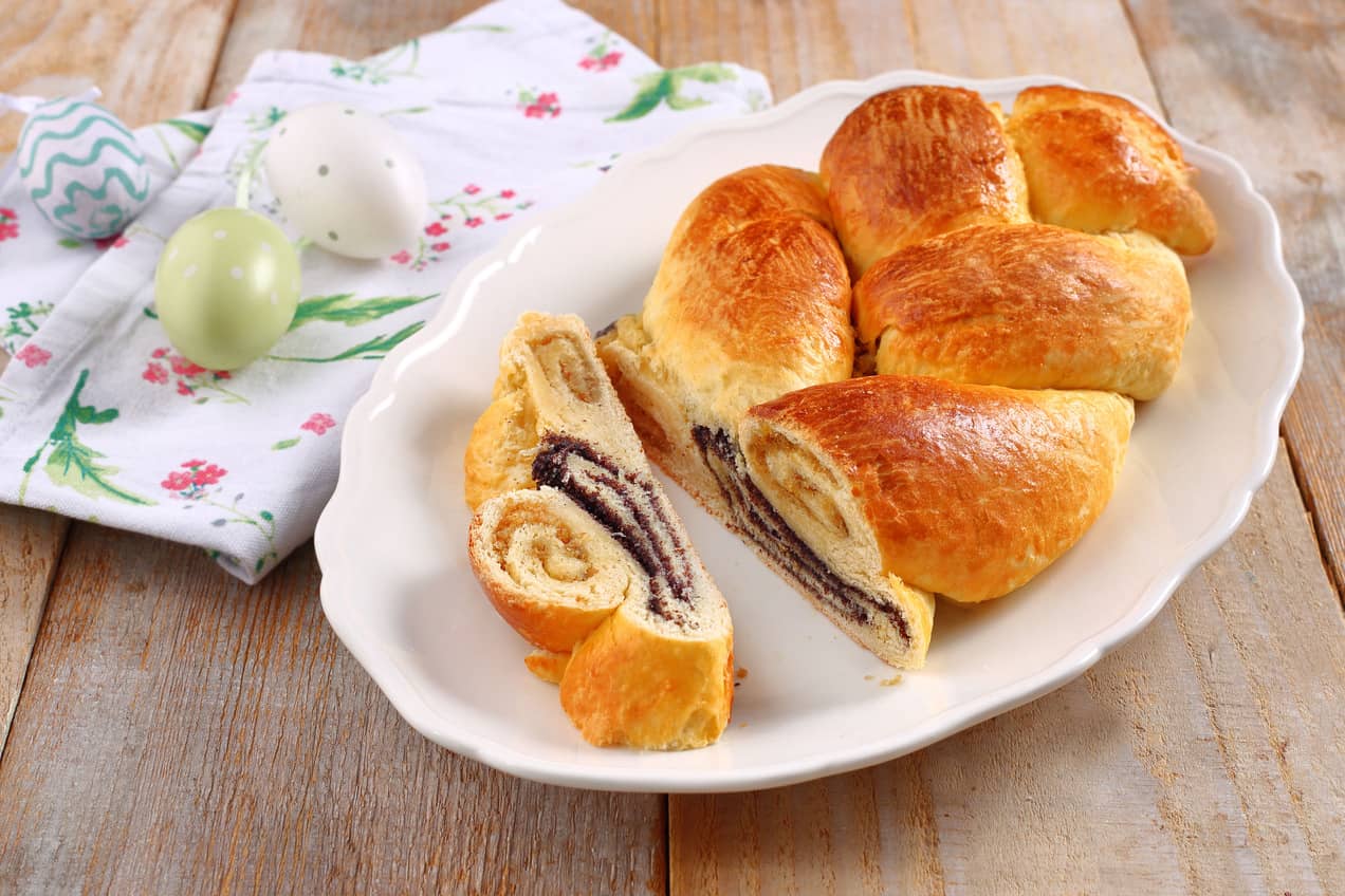 Diós-mákos ostoros kalács