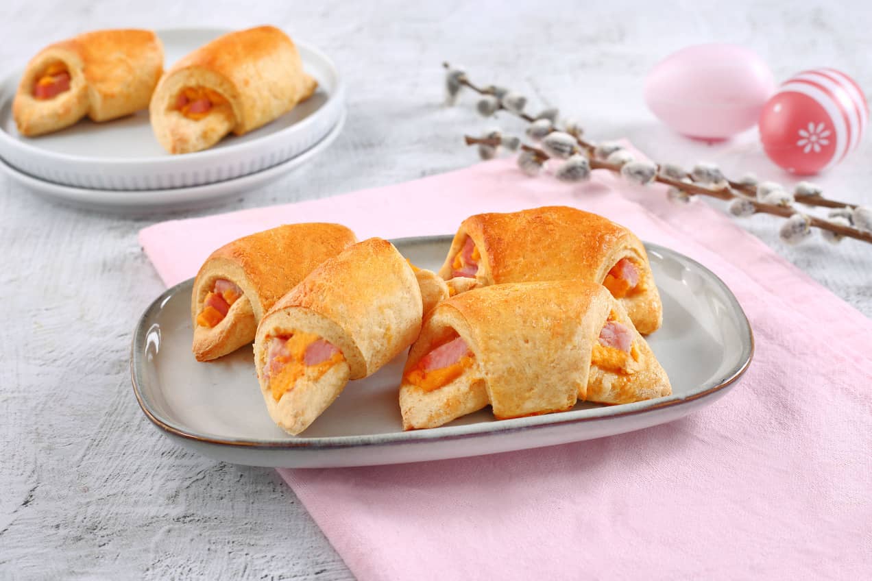 Sonkás-tormás kovászos kiflik